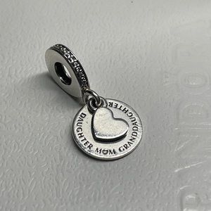 New Authentic Pandora Charm Silver ALE Three Generations Mom Daughter 796215C01